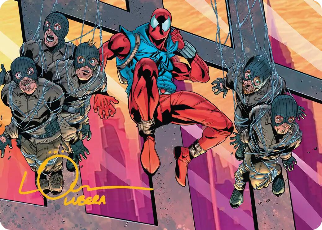 Scarlet Spider, Ben Reilly Art Card (Gold-Stamped Signature) [Marvel's Spider-Man Art Series] | Magic Magpie