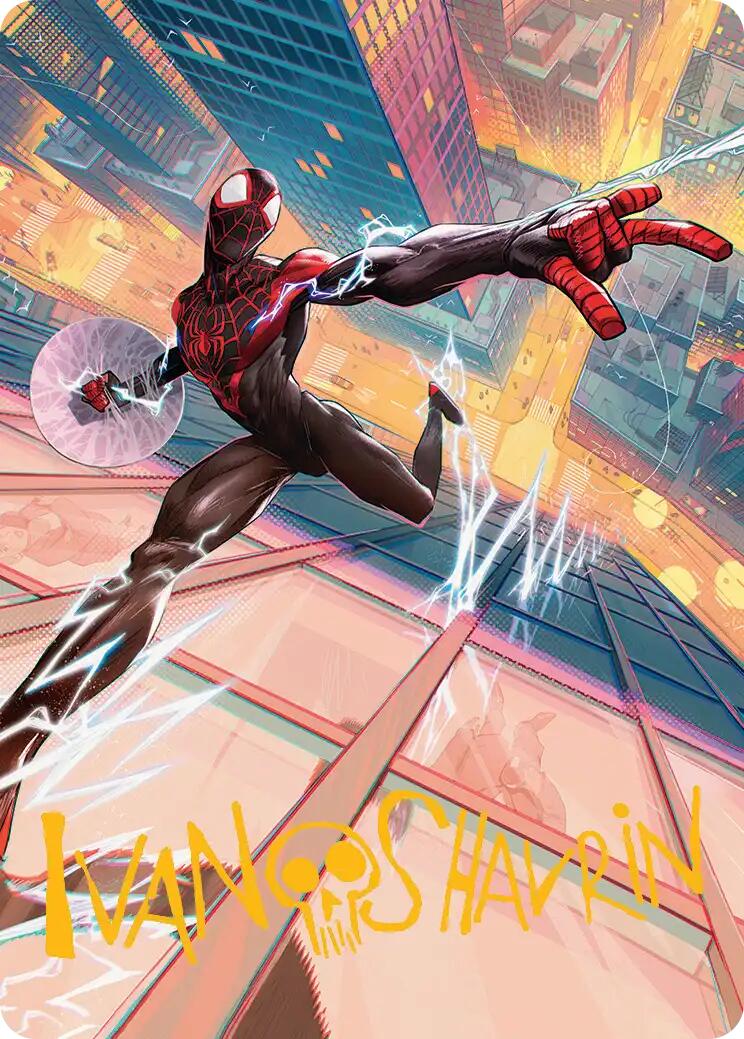 Ultimate Spider-Man Art Card (Gold-Stamped Signature) [Marvel's Spider-Man Art Series] | Magic Magpie