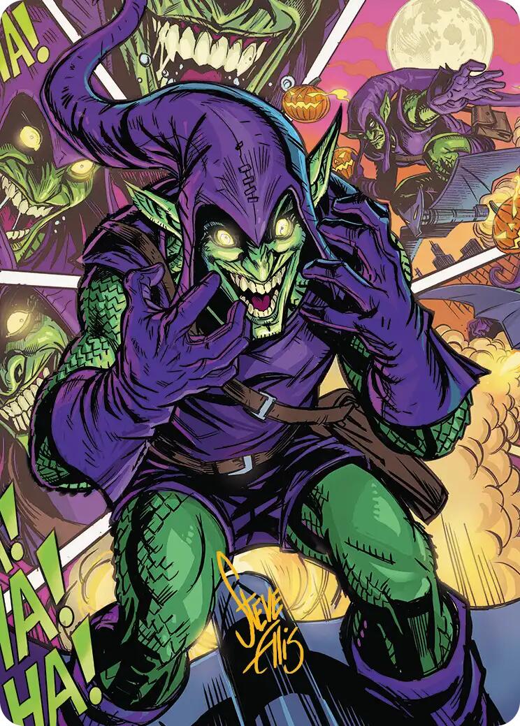 Green Goblin Art Card (49/54) (Gold-Stamped Signature) [Marvel's Spider-Man Art Series] | Magic Magpie