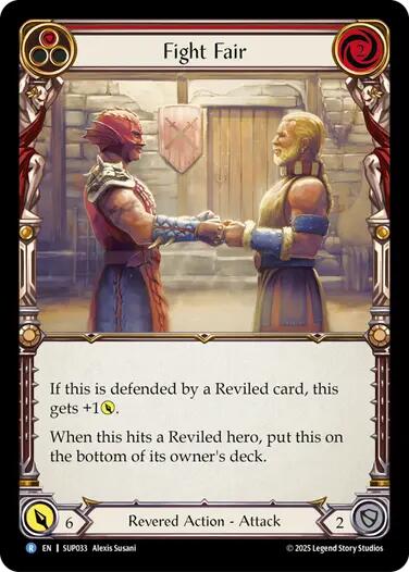 Fight Fair [SUP033] (Super Slam)  Rainbow Foil | Magic Magpie