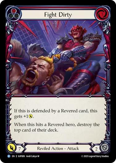 Fight Dirty [SUP089] (Super Slam)  Rainbow Foil | Magic Magpie