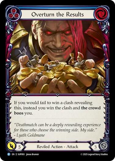 Overturn the Results [SUP093] (Super Slam)  Rainbow Foil | Magic Magpie