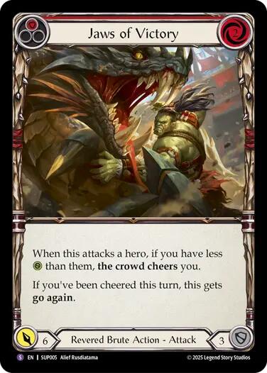 Jaws of Victory [SUP005] (Super Slam)  Rainbow Foil | Magic Magpie