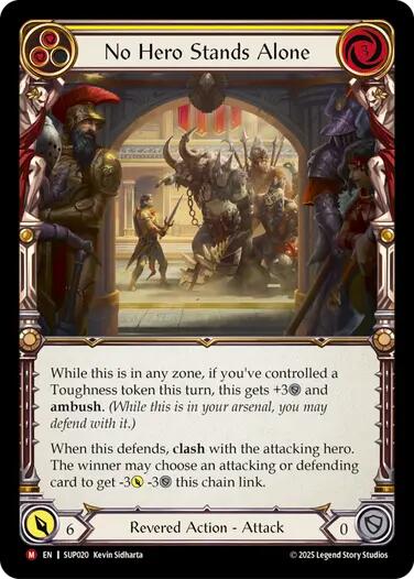 No Hero Stands Alone [SUP020] (Super Slam)  Rainbow Foil | Magic Magpie