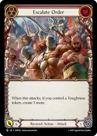 Escalate Order [SUP022] (Super Slam)  Rainbow Foil | Magic Magpie