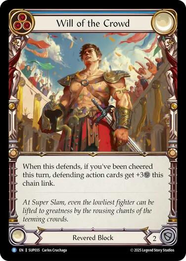 Will of the Crowd [SUP035] (Super Slam)  Rainbow Foil | Magic Magpie