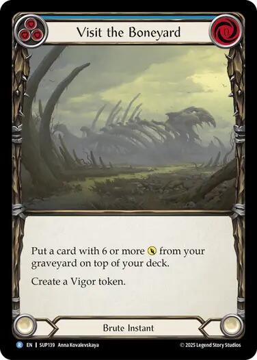 Visit the Boneyard [SUP139] (Super Slam)  Rainbow Foil | Magic Magpie