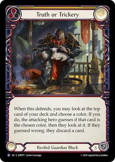 Truth or Trickery [SUP077] (Super Slam)  Rainbow Foil | Magic Magpie