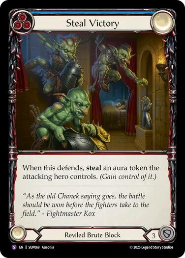 Steal Victory [SUP069] (Super Slam)  Rainbow Foil | Magic Magpie
