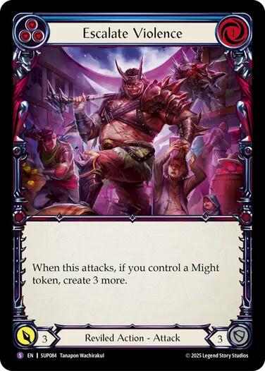 Escalate Violence [SUP084] (Super Slam)  Rainbow Foil | Magic Magpie