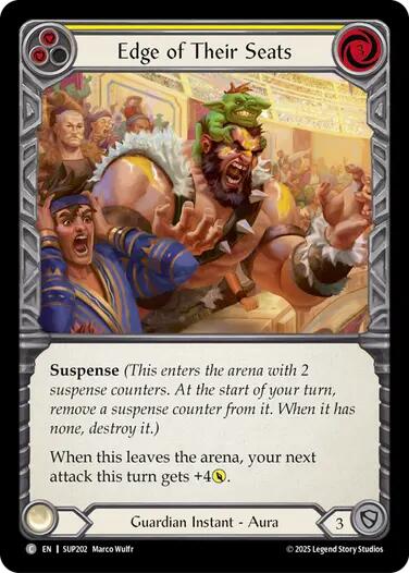 Edge of Their Seats (Yellow) [SUP202] (Super Slam) | Magic Magpie