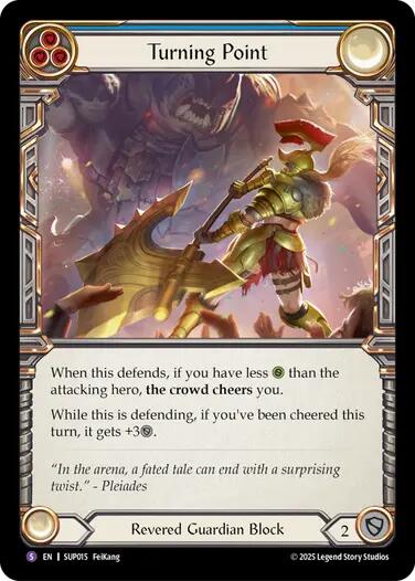 Turning Point [SUP015] (Super Slam)  Rainbow Foil | Magic Magpie