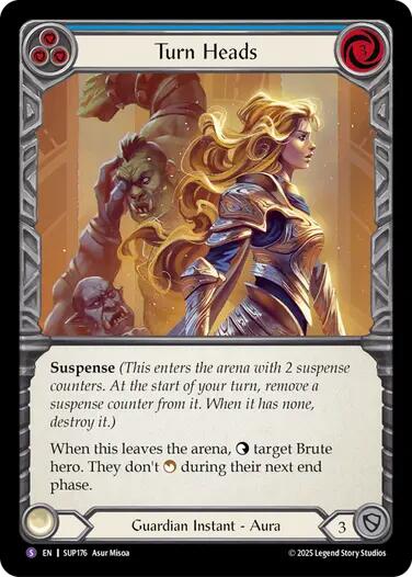Turn Heads [SUP176] (Super Slam)  Rainbow Foil | Magic Magpie