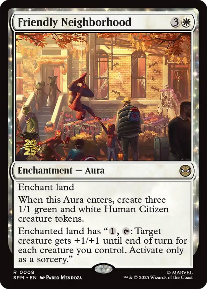 Friendly Neighborhood [Marvel's Spider-Man Prerelease Promos] | Magic Magpie