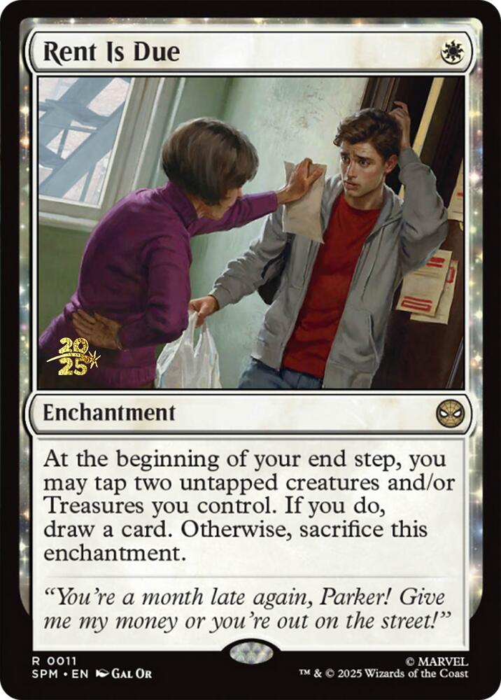 Rent Is Due [Marvel's Spider-Man Prerelease Promos] | Magic Magpie