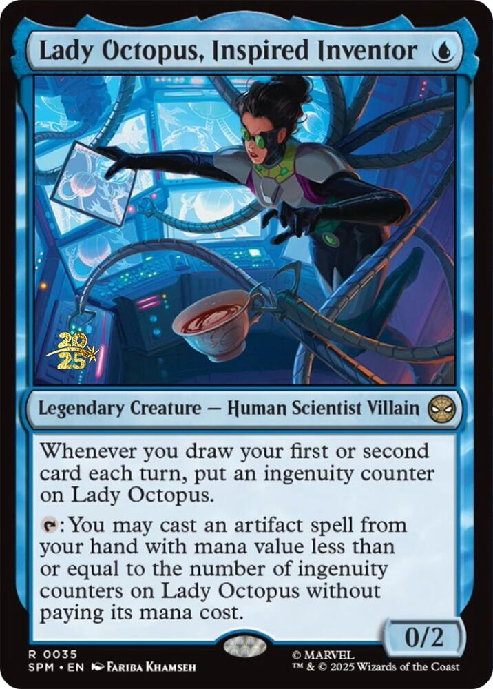 Lady Octopus, Inspired Inventor [Marvel's Spider-Man Prerelease Promos] | Magic Magpie
