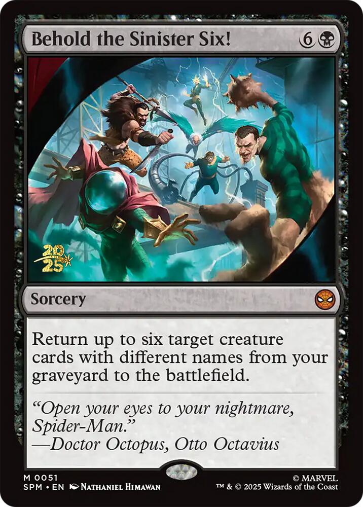 Behold the Sinister Six! [Marvel's Spider-Man Prerelease Promos] | Magic Magpie