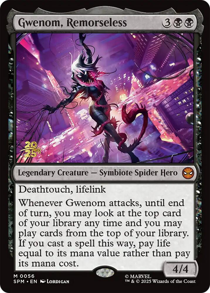 Gwenom, Remorseless [Marvel's Spider-Man Prerelease Promos] | Magic Magpie