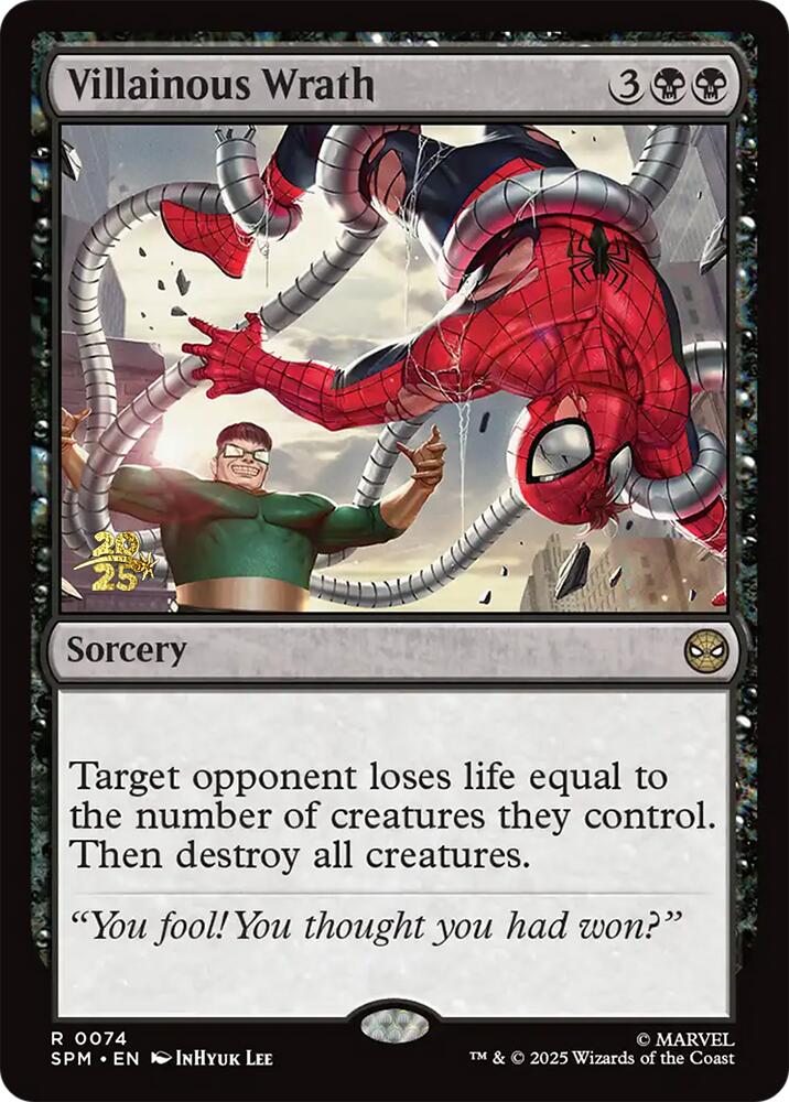Villainous Wrath [Marvel's Spider-Man Prerelease Promos] | Magic Magpie