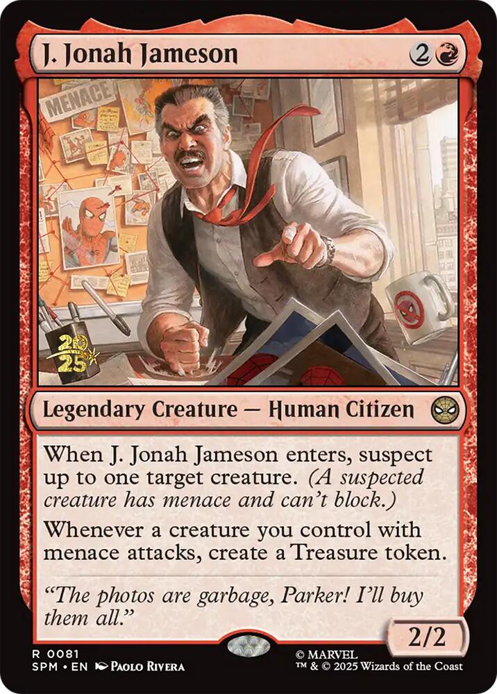 J. Jonah Jameson [Marvel's Spider-Man Prerelease Promos] | Magic Magpie
