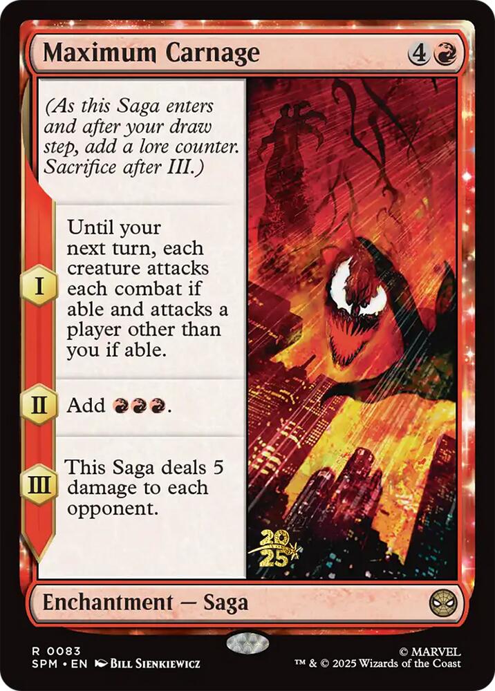 Maximum Carnage [Marvel's Spider-Man Prerelease Promos] | Magic Magpie