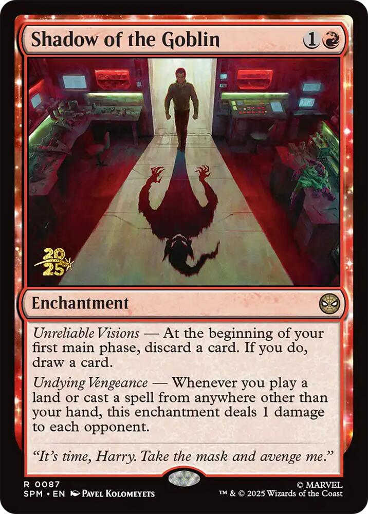 Shadow of the Goblin [Marvel's Spider-Man Prerelease Promos] | Magic Magpie