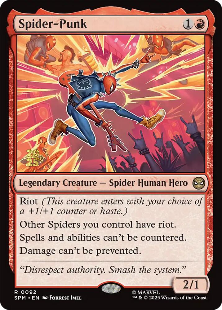 Spider-Punk [Marvel's Spider-Man Prerelease Promos] | Magic Magpie