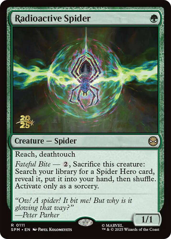 Radioactive Spider [Marvel's Spider-Man Prerelease Promos] | Magic Magpie