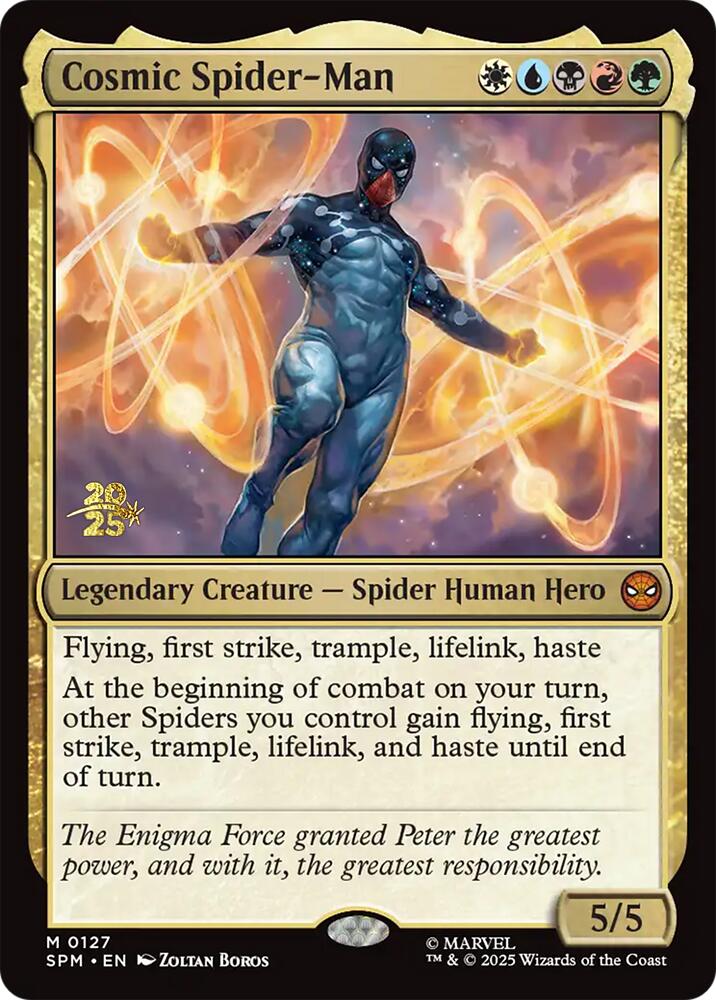 Cosmic Spider-Man [Marvel's Spider-Man Prerelease Promos] | Magic Magpie