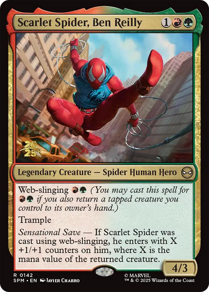 Scarlet Spider, Ben Reilly [Marvel's Spider-Man Prerelease Promos] | Magic Magpie