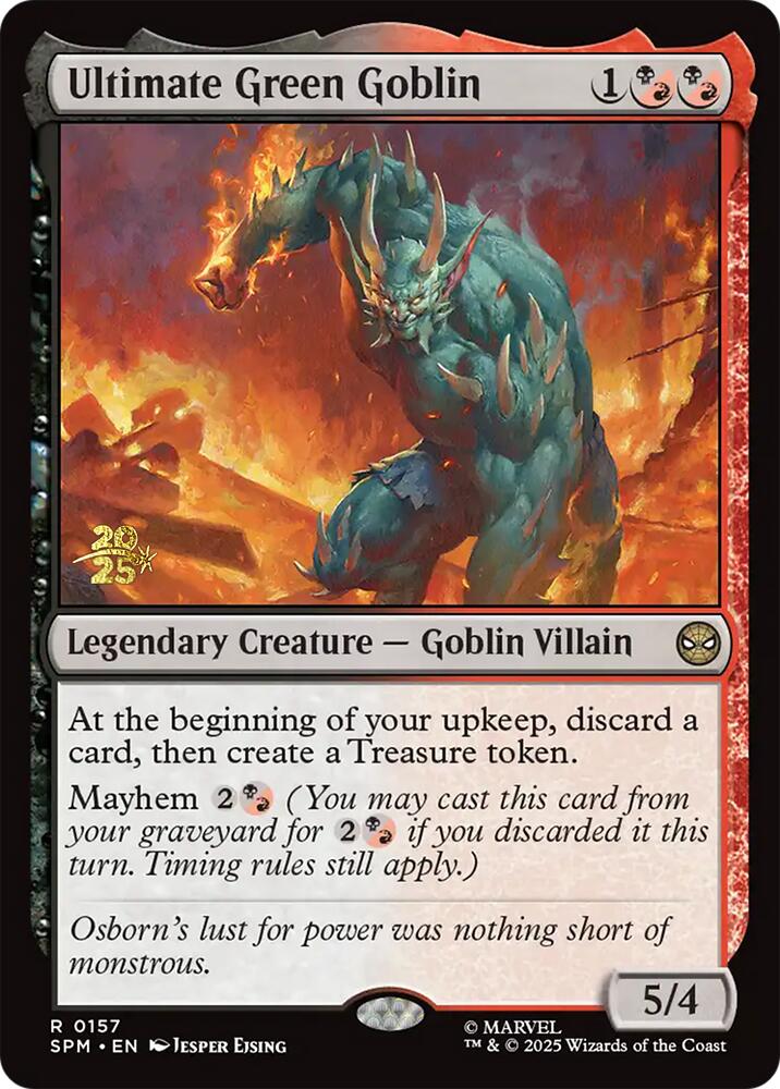 Ultimate Green Goblin [Marvel's Spider-Man Prerelease Promos] | Magic Magpie