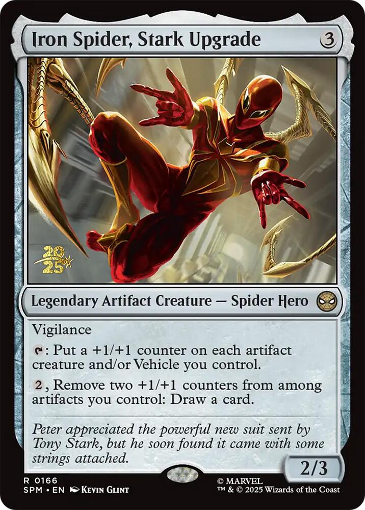 Iron Spider, Stark Upgrade [Marvel's Spider-Man Prerelease Promos] | Magic Magpie