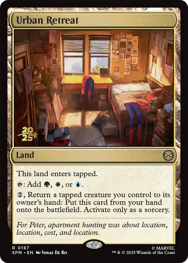 Urban Retreat [Marvel's Spider-Man Prerelease Promos] | Magic Magpie
