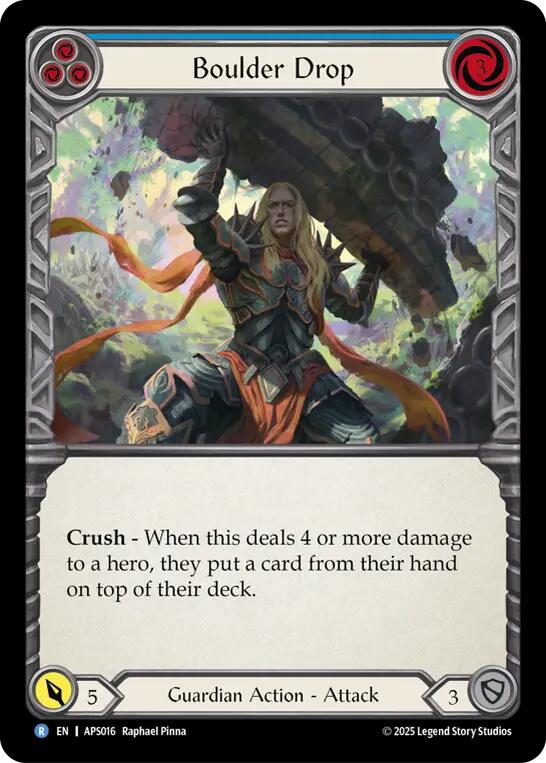 Boulder Drop (Blue) [APS016] (Armory Deck: Pleiades) | Magic Magpie