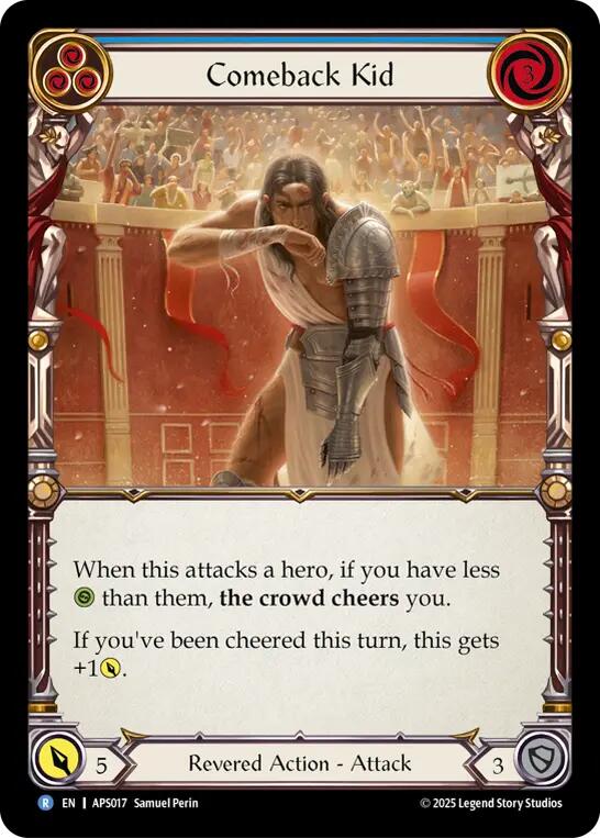 Comeback Kid (Blue) [APS017] (Armory Deck: Pleiades) | Magic Magpie