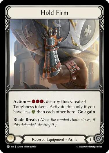 Hold Firm (Cold Foil) [SUP018] (Super Slam)  Cold Foil | Magic Magpie