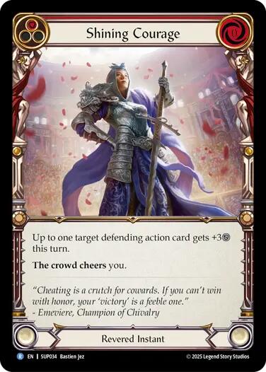 Shining Courage [SUP034] (Super Slam)  Rainbow Foil | Magic Magpie