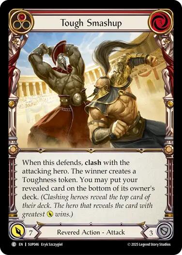 Tough Smashup (Red) [SUP046] (Super Slam)  Rainbow Foil | Magic Magpie