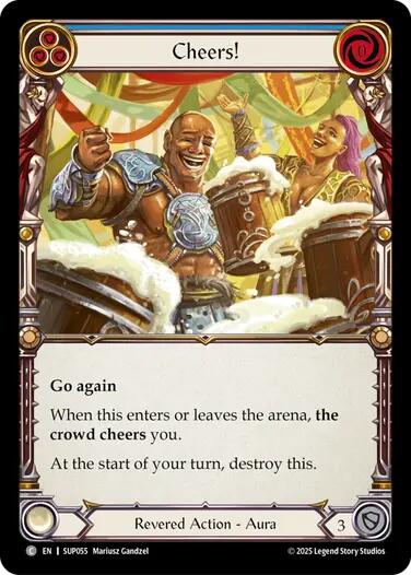 Cheers! [SUP055] (Super Slam)  Rainbow Foil | Magic Magpie