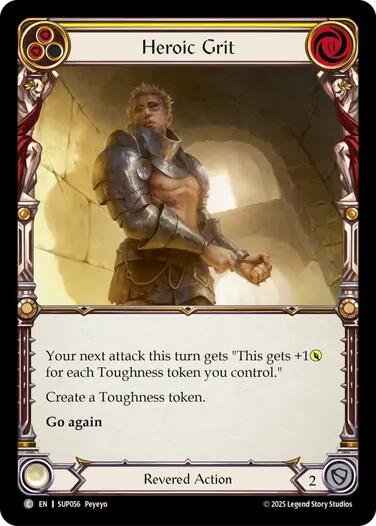 Heroic Grit [SUP056] (Super Slam)  Rainbow Foil | Magic Magpie