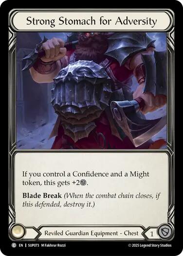 Strong Stomach for Adversity (Cold Foil) [SUP073] (Super Slam)  Cold Foil | Magic Magpie