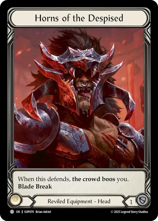 Horns of the Despised (Extended Art Cold Foil) [SUP079] (Super Slam)  Cold Foil | Magic Magpie
