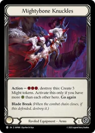 Mightybone Knuckles (Cold Foil) [SUP080] (Super Slam)  Cold Foil | Magic Magpie