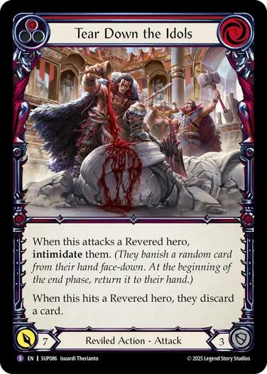 Tear Down the Idols [SUP086] (Super Slam)  Rainbow Foil | Magic Magpie
