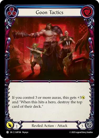 Goon Tactics [SUP106] (Super Slam)  Rainbow Foil | Magic Magpie