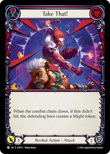 Take That! (Red) [SUP111] (Super Slam)  Rainbow Foil | Magic Magpie