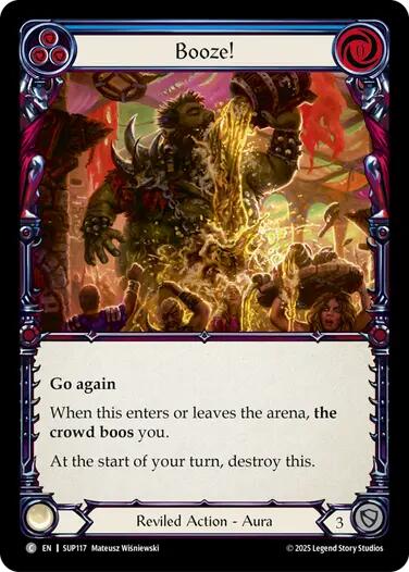 Booze! [SUP117] (Super Slam)  Rainbow Foil | Magic Magpie