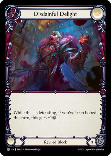 Disdainful Delight [SUP123] (Super Slam)  Rainbow Foil | Magic Magpie