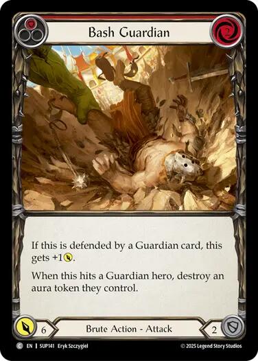 Bash Guardian [SUP141] (Super Slam)  Rainbow Foil | Magic Magpie