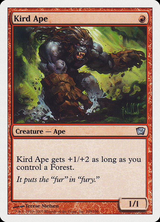 Kird Ape (9th Edition) [Oversize Cards] | Magic Magpie